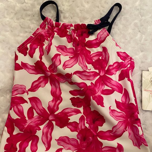 Tommy Bahama KIDS Pink Tankini Set - 3T/4T - Picture 2 of 10